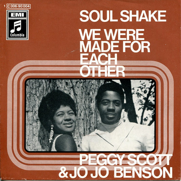 Cover Peggy Scott & Jo Jo Benson - Soulshake (7, Single) Schallplatten Ankauf