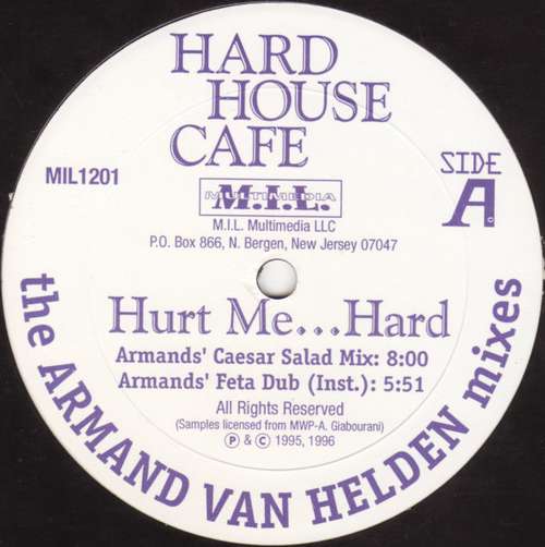 Cover Hard House Café - Hurt Me...Hard ! - Armand Van Helden Mixes (12) Schallplatten Ankauf