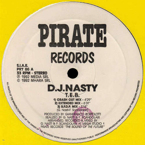 Cover D.J.Nasty* - T.E.B. (12) Schallplatten Ankauf