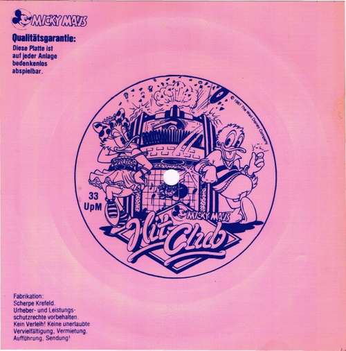 Cover Various - Micky Maus Hit Club (Flexi, 6, S/Sided, Hot) Schallplatten Ankauf