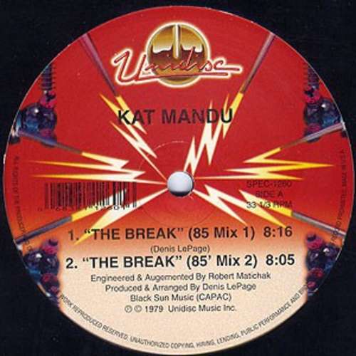 Cover Kat Mandu - The Break (12, RE) Schallplatten Ankauf