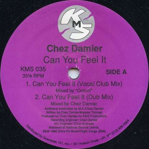 Cover Chez Damier - Can You Feel It (12) Schallplatten Ankauf