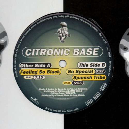 Cover Citronic Base - Feeling So Black (12) Schallplatten Ankauf