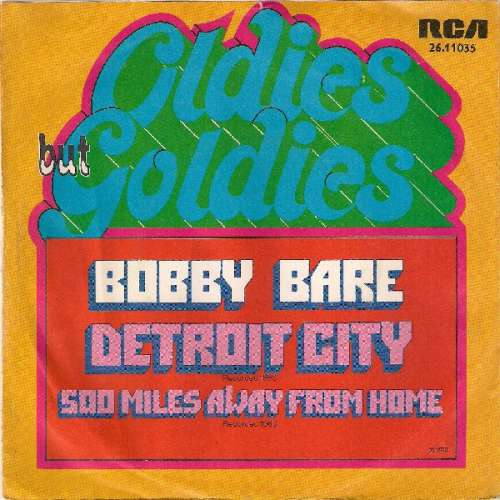 Cover Bobby Bare - Detroit City (7, Mono, RE) Schallplatten Ankauf