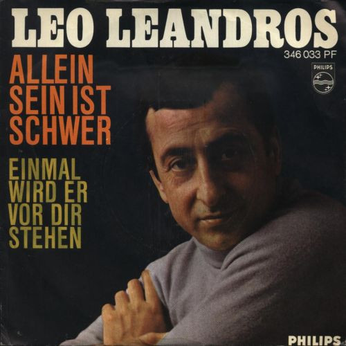 Cover Leo Leandros - Allein Sein Ist Schwer (7, Single) Schallplatten Ankauf