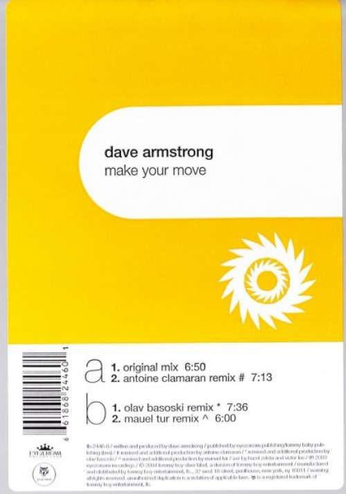 Cover Dave Armstrong - Make Your Move (12) Schallplatten Ankauf