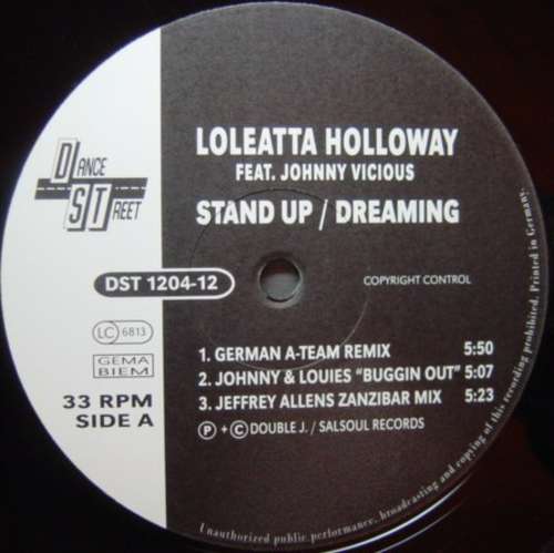Cover Loleatta Holloway - Stand Up / Dreaming (12) Schallplatten Ankauf