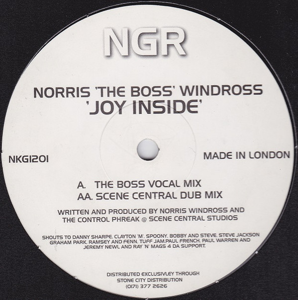 Cover Norris 'The Boss' Windross* - Joy Inside (12) Schallplatten Ankauf