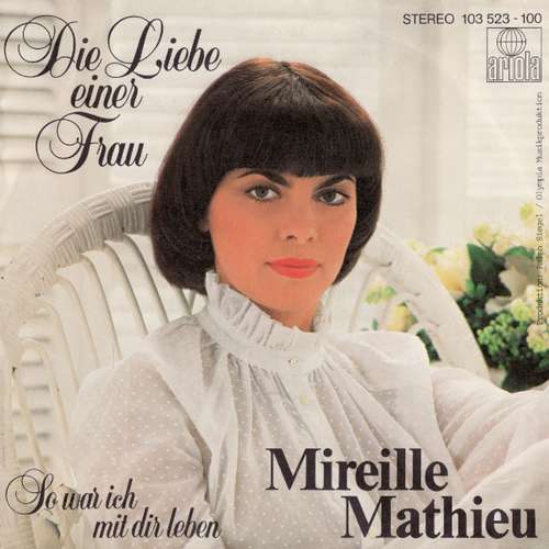 Cover Mireille Mathieu - Die Liebe Einer Frau (7, Single) Schallplatten Ankauf