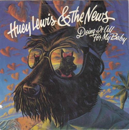 Cover Huey Lewis & The News - Doing It All For My Baby (7, Single) Schallplatten Ankauf
