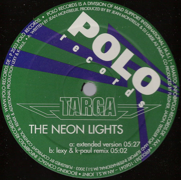 Cover Targa - The Neon Lights (12) Schallplatten Ankauf