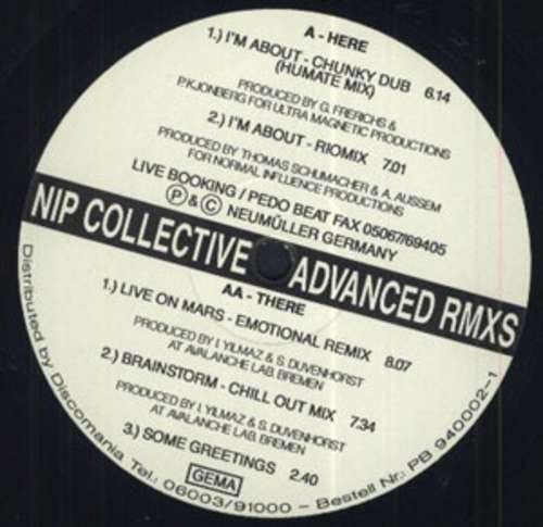 Cover Advanced Remixes Schallplatten Ankauf