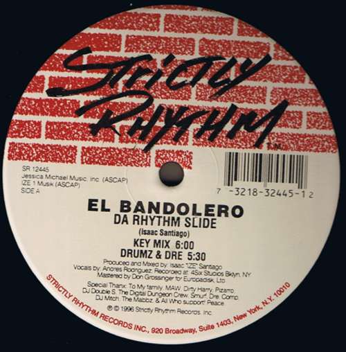 Bild El Bandolero - Da Rhythm Slide / La Isla Groove (12) Schallplatten Ankauf