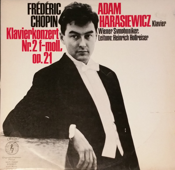 Cover Frédéric Chopin, Adam Harasiewicz, Wiener Symphoniker, Heinrich Hollreiser - Klavierkonzert Nr. 2 F-moll, Op. 21 (LP) Schallplatten Ankauf