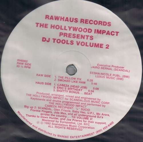 Cover DJ Tools Volume 2 Schallplatten Ankauf