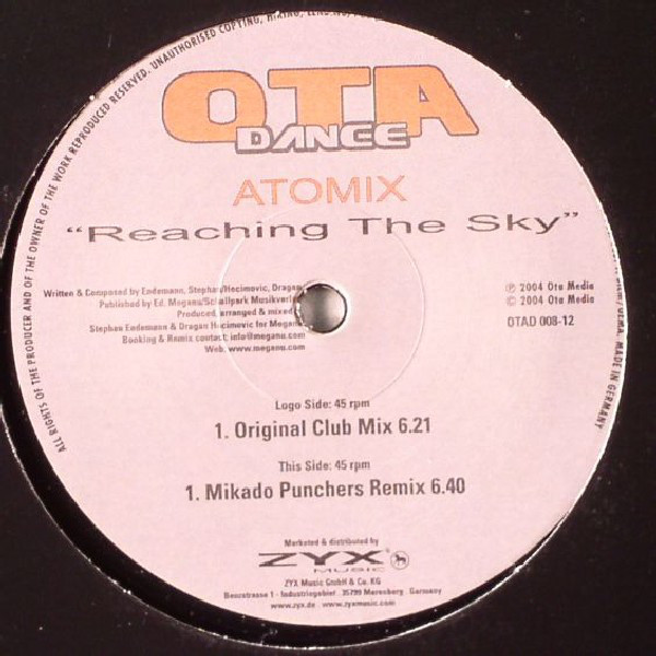Cover Atomix (2) - Reaching The Sky (12) Schallplatten Ankauf
