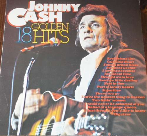 Cover Johnny Cash - 18 Golden Hits (LP, Comp) Schallplatten Ankauf