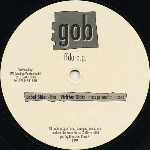 Cover Gob - Ffda E.P. (12, EP) Schallplatten Ankauf