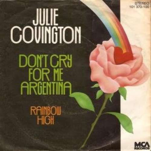 Cover Julie Covington - Don't Cry For Me Argentina (7, Single, RE) Schallplatten Ankauf