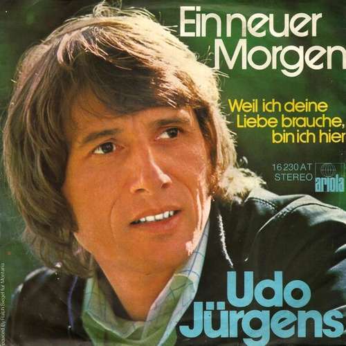 Cover Udo Jürgens - Ein Neuer Morgen (7, Single) Schallplatten Ankauf