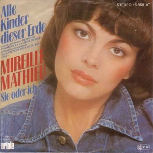 Cover Mireille Mathieu - Alle Kinder Dieser Erde (7, Single) Schallplatten Ankauf