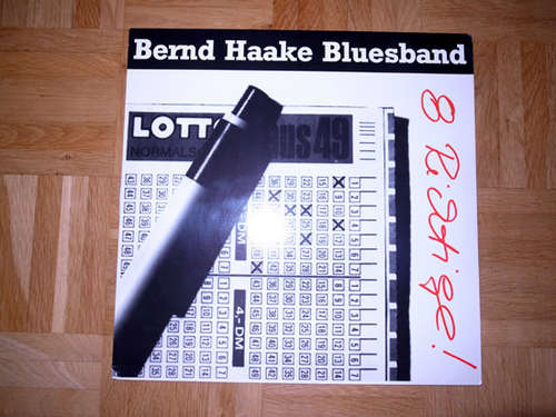 Cover Bernd Haake Bluesband - Acht Richtige (LP, Album) Schallplatten Ankauf