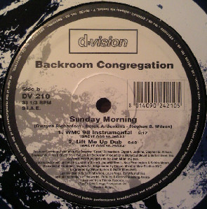 Cover Backroom Congregation - Sunday Morning (12) Schallplatten Ankauf
