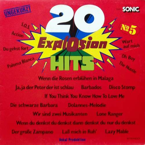 Cover The Hiltonaires, Orchester Udo Reichel - 20 Explosion Hits 5 (LP, Comp) Schallplatten Ankauf