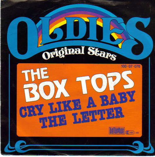 Cover The Box Tops* - Cry Like A Baby / The Letter (7, Single) Schallplatten Ankauf