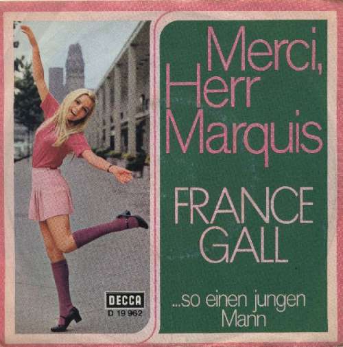 Cover France Gall - Merci, Herr Marquis  (7, Single) Schallplatten Ankauf