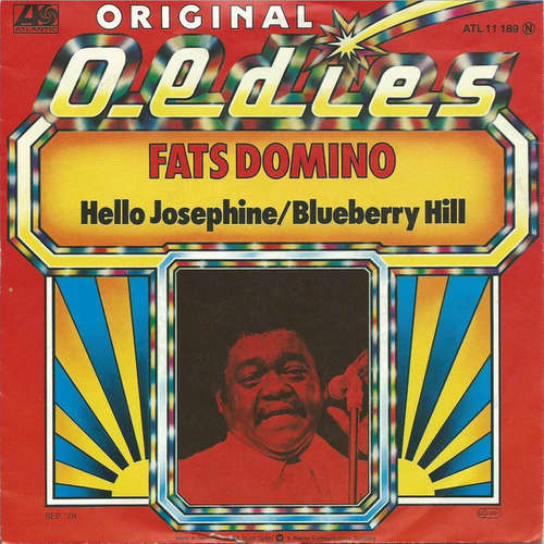 Cover Fats Domino - Hello Josephine / Blueberry Hill (7, Single, RP) Schallplatten Ankauf