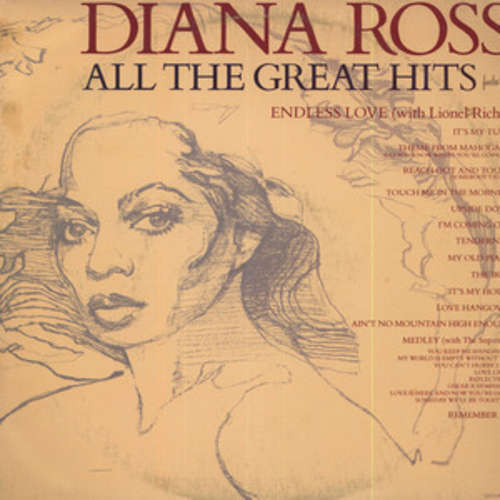 Cover Diana Ross - All The Great Hits (2xLP, Comp, Gat) Schallplatten Ankauf