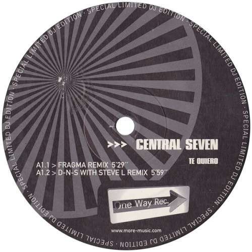 Cover Central Seven - Te Quiero (12, Promo) Schallplatten Ankauf