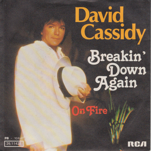 Cover David Cassidy - Breakin' Down Again (7, Single) Schallplatten Ankauf