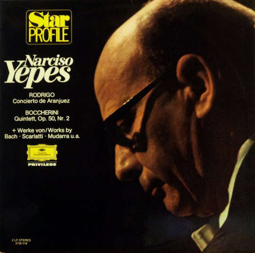 Cover Narciso Yepes - Rodrigo: Concierto De Aranjuez / Boccherini: Quintett, Op. 50, Nr. 2 + Werke Von/Works By Bach · Scarlatti · Mudarra U. A. (2xLP, Comp) Schallplatten Ankauf
