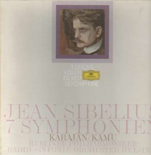 Cover Jean Sibelius - Karajan* / Kamu*, Berliner Philharmoniker, Radio-Sinfonie-Orchester Helsinki* - 7 Symphonien (6xLP + Box) Schallplatten Ankauf