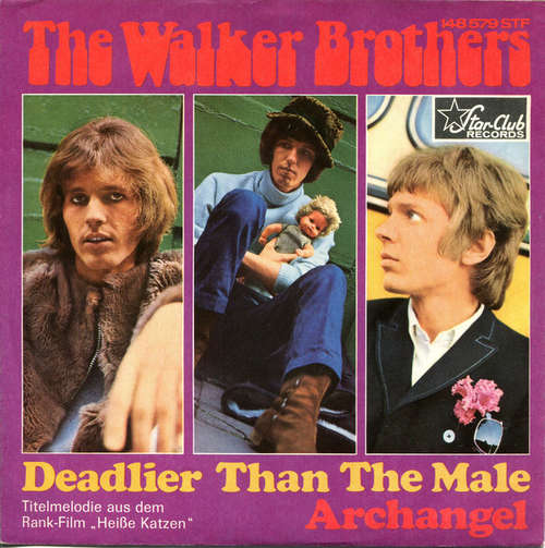 Cover The Walker Brothers - Deadlier Than The Male (7, Single) Schallplatten Ankauf