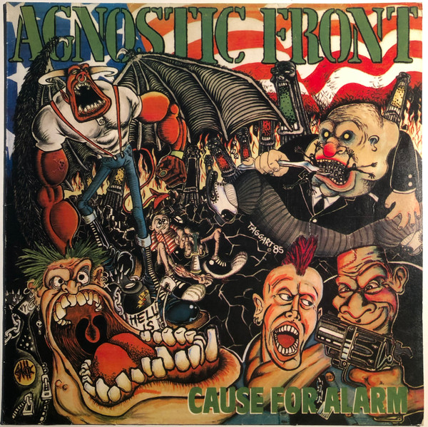 Cover Agnostic Front - Cause For Alarm (LP, Album, RE, Gre) Schallplatten Ankauf