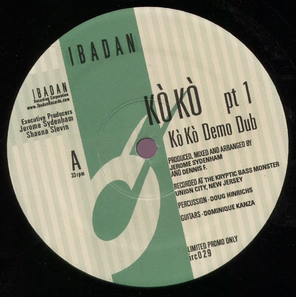 Cover Jerome Sydenham & Dennis Ferrer - Kò Kò Pt 1 (12, Ltd, Promo) Schallplatten Ankauf