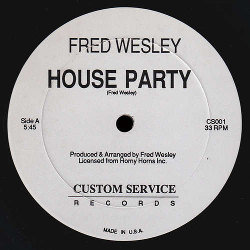 Cover Fred Wesley - House Party / Another Song (12) Schallplatten Ankauf
