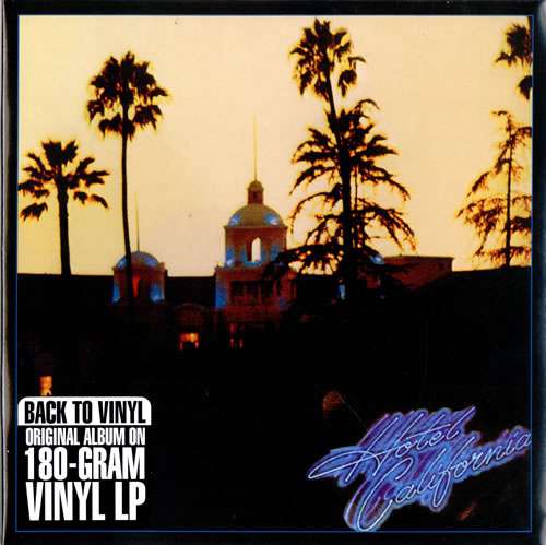 Cover Eagles - Hotel California (LP, RE, Gat) Schallplatten Ankauf