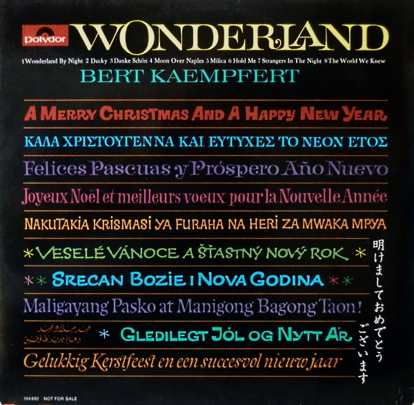Cover Bert Kaempfert - Wonderland (LP, Comp) Schallplatten Ankauf