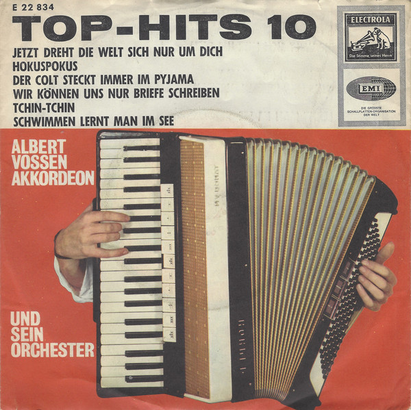 Cover Albert Vossen, Akkordeon Und Sein Orchester* - Top-Hits 10 (7, Single) Schallplatten Ankauf