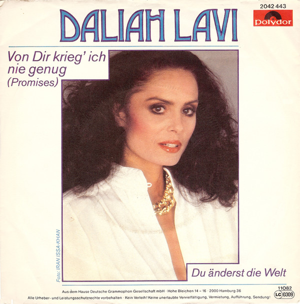 Cover Daliah Lavi - Von Dir Krieg' Ich Nie Genug (Promises) (7, Single) Schallplatten Ankauf