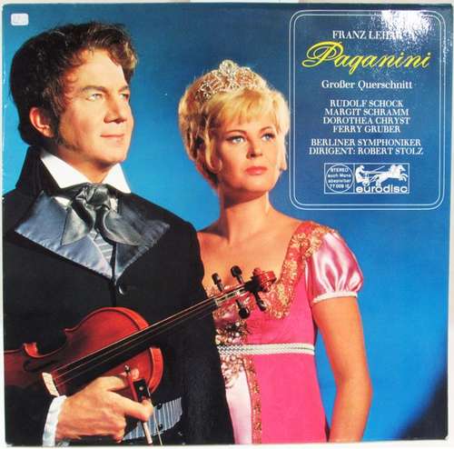 Cover Franz Lehár - Paganini (Großer Querschnitt) (LP) Schallplatten Ankauf
