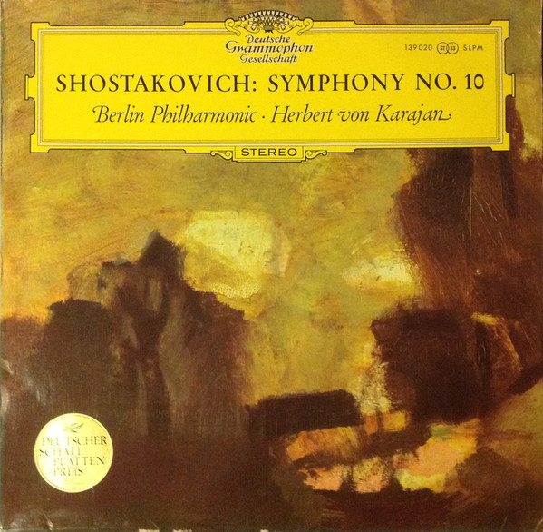 Cover Shostakovich* – Schostakowitsch Berlin Philharmonic* · Herbert von Karajan - Symphony No. 10 (LP) Schallplatten Ankauf