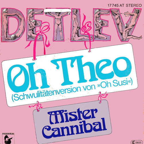 Cover Detlev - Oh Theo / Mister Cannibal (7, Single) Schallplatten Ankauf