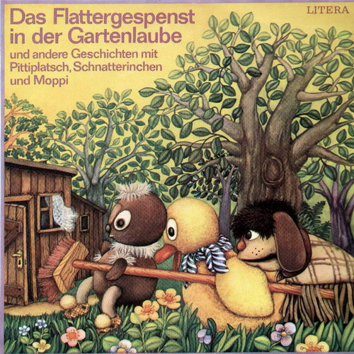 Cover Pittiplatsch, Schnatterinchen, Moppi (2) - Das Flattergespenst In Der Gartenlaube Und Andere Geschichten (LP, Lig) Schallplatten Ankauf