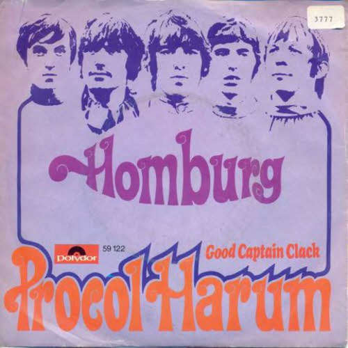 Cover Procol Harum - Homburg (7, Single, Mono) Schallplatten Ankauf