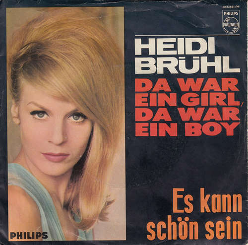 Cover Heidi Brühl - Da War Ein Girl, Da War Ein Boy (7, Single, Mono) Schallplatten Ankauf